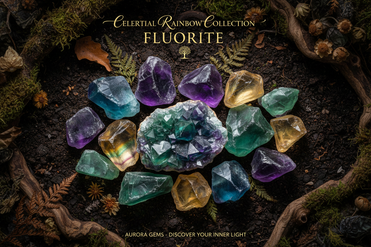 彩萤石 Rainbow Fluorite