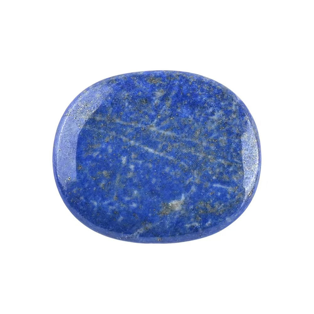 Natural Crystal Worry Stone – Oval Palm Stone for Meditation & Stress Relief