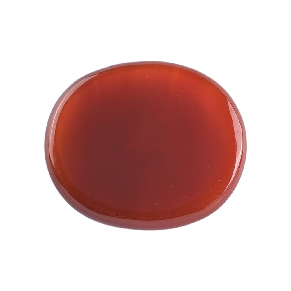 Natural Crystal Worry Stone – Oval Palm Stone for Meditation & Stress Relief