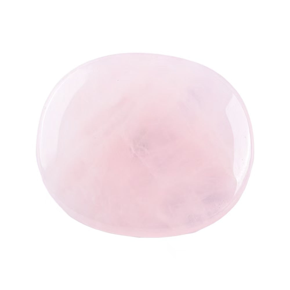 Natural Crystal Worry Stone – Oval Palm Stone for Meditation & Stress Relief