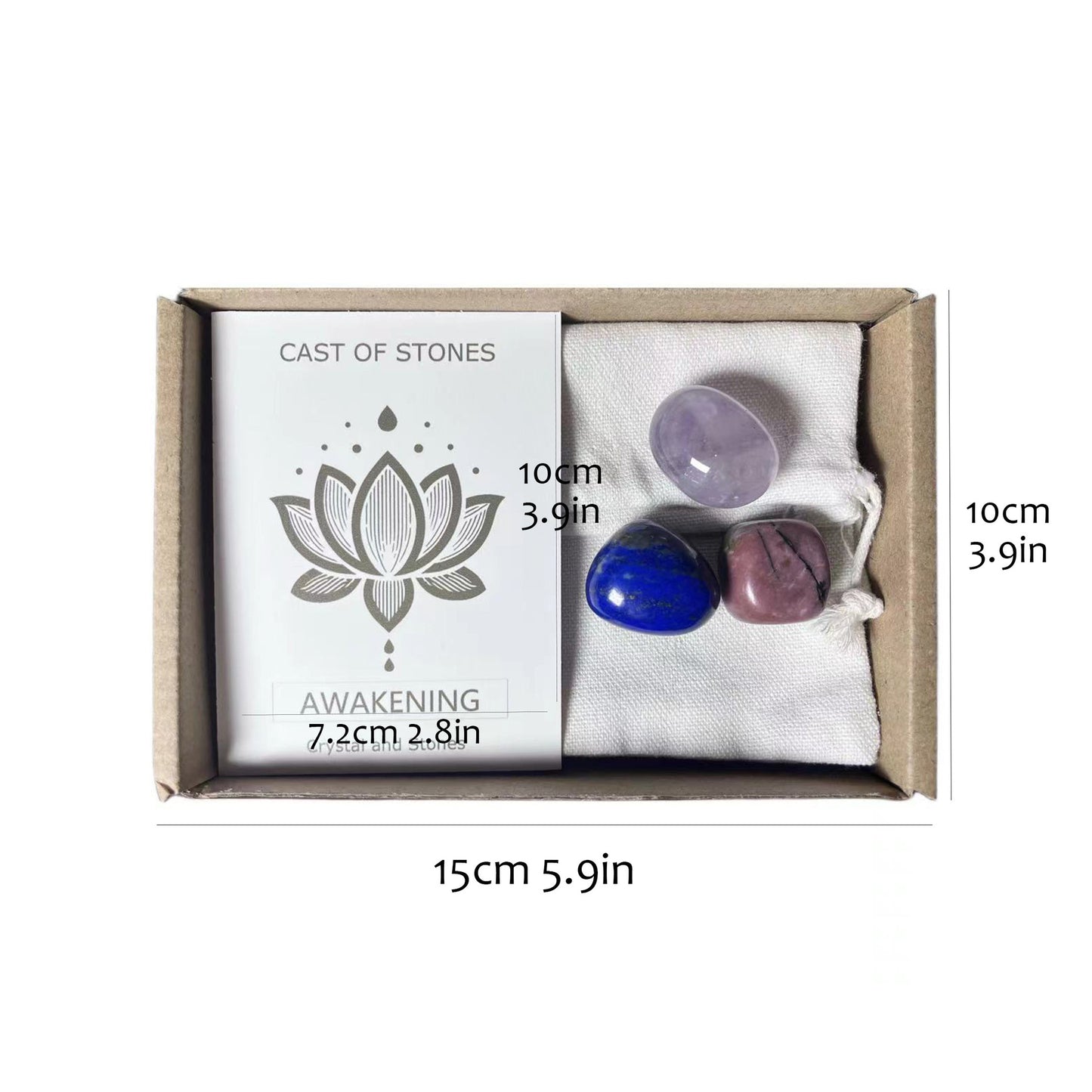 Natural Crystal Energy Stone Set | 6 Intentions