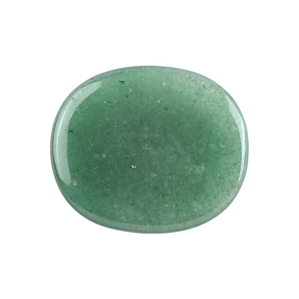 Natural Crystal Worry Stone – Oval Palm Stone for Meditation & Stress Relief