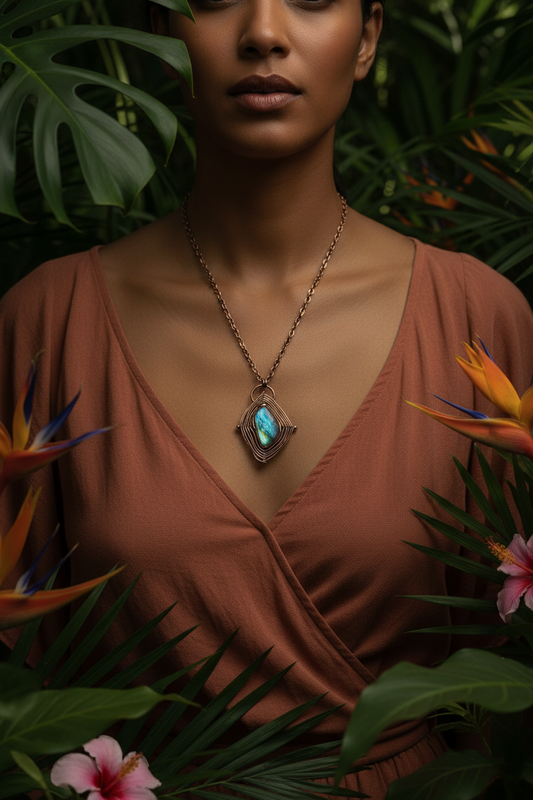 Boho Brown Skin Model