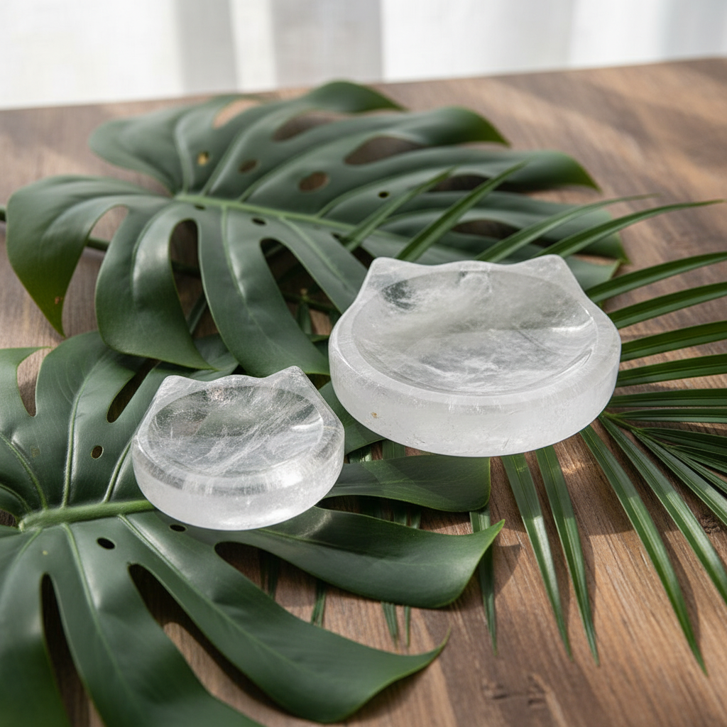 Cat Bowl - Two Sizes on Leaves