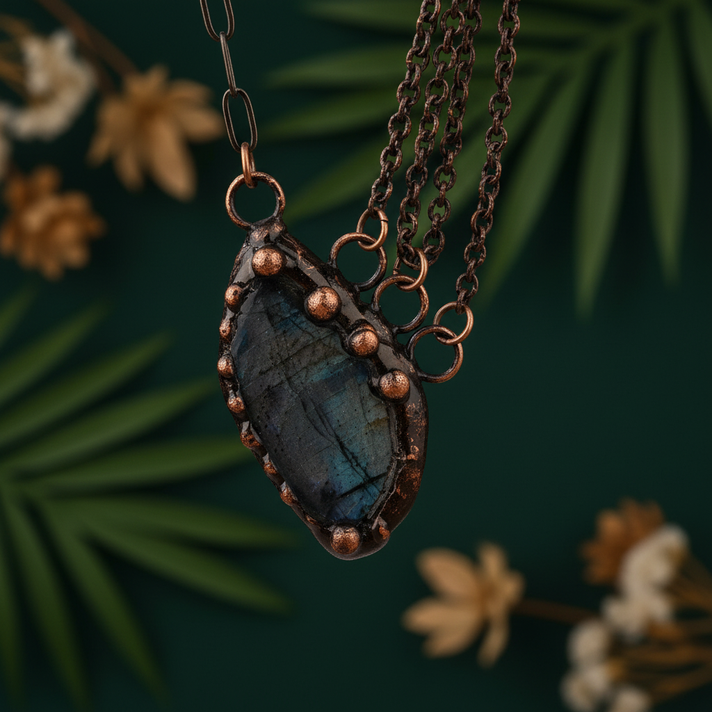 Realistic Labradorite Macro