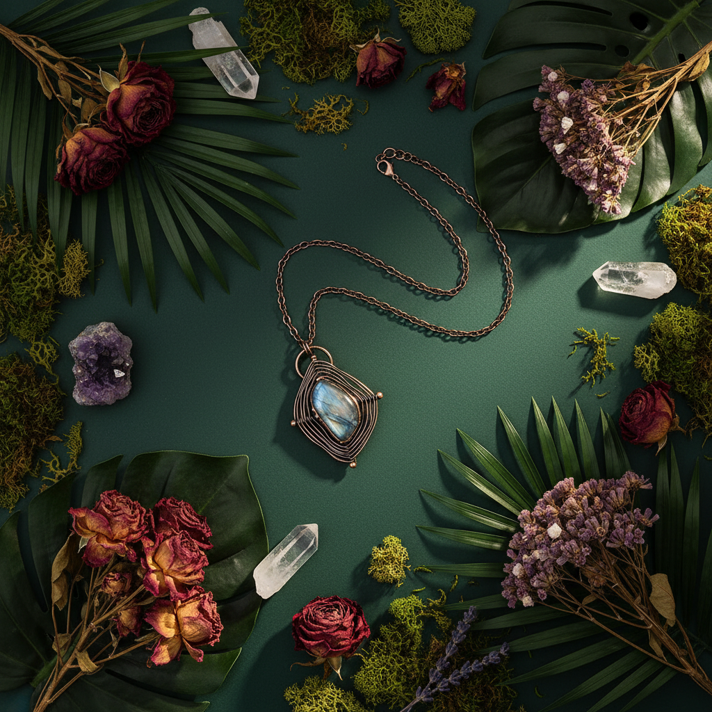 Spider Web Necklace - Image 2