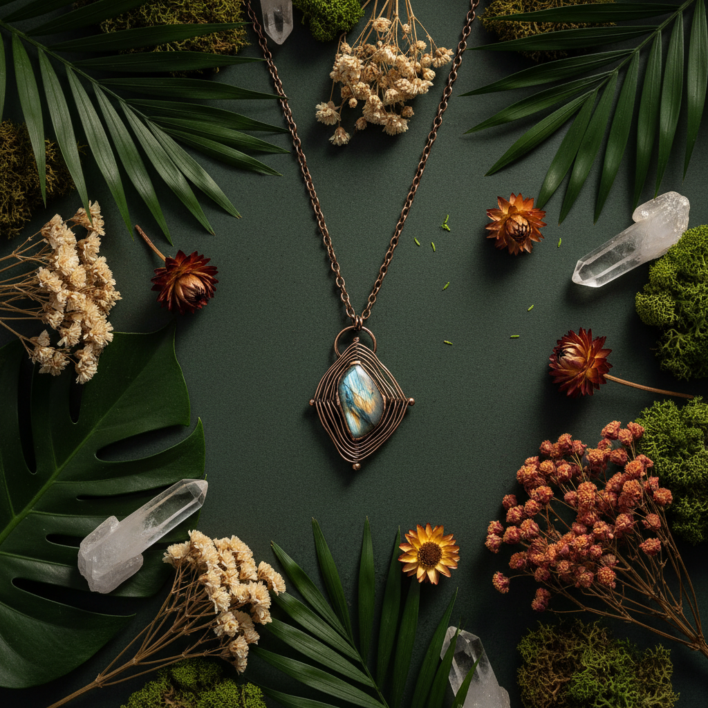 Spider Web Necklace - Image 3