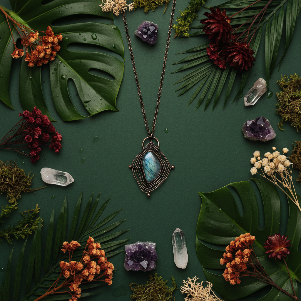 Spider Web Necklace - Image 5